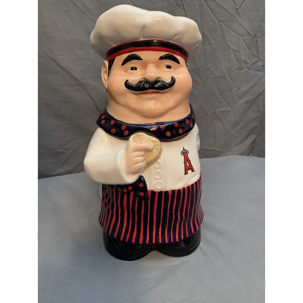 Anaheim Angels Chef Cookie Jar, 1st in a‎ series MLB.com / memorycompany.com